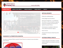 Tablet Screenshot of primaria-panciu.ro